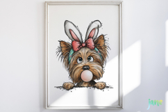 Peeking Easter Dog Clipart Product Image 5