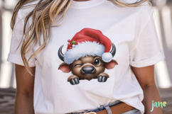 Peeking Holiday Animal Clipart Product Image 2