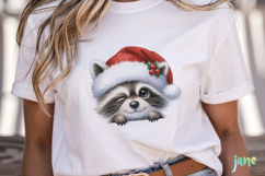 Peeking Holiday Animal Clipart Product Image 2