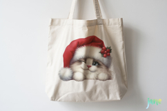 Peeking Holiday Cat Clipart Product Image 4