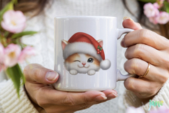Peeking Holiday Cat Sublimation Bundle Product Image 4
