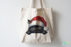 Peeking Holiday Cat Clipart Product Image 4