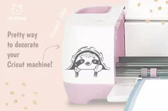 Peeking Sloth SVG for Cricut Machine Decorating 