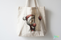 Peeking Snowman Clipart Product Image 2