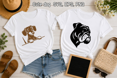 Cute Puppy Dog SVG Design | Animal SVG Product Image 1