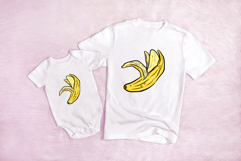Peeled Banana Fruit Illustration PNG JPG SVG Product Image 3