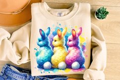 Watercolor Easter Peeps PNG, Easter Bunny PNG, Peeps PNG Product Image 3