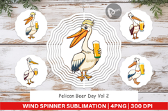Wind Spinner Pelican Beer Day Product Image 1