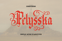 Pelysska | Display Gothic Blackletter Product Image 1