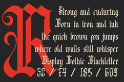 Pelysska | Display Gothic Blackletter Product Image 2