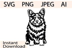 Pembroke Welsh/Dog Svg/Png/Jpg/Ai/Vector purebred breed/Pet Product Image 1