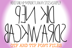 Pen Kid Backwards Handwriting Alphabet Lettering ABC Text Font OTF by Squeeb Creative