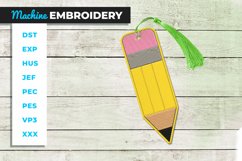 Pencil Bookmark - In the Hoop Project Product Image 1