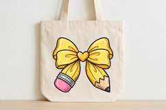Pencil bow png, Coquette png, Back to school png Product Image 4