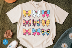 Pencil Bow PNG, Teacher Coquette Bow PNG, Back To School Product Image 1