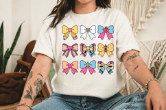 Pencil Bow PNG, Teacher Coquette Bow PNG, Back To School Product Image 2