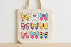 Pencil Bow PNG, Teacher Coquette Bow PNG, Back To School Product Image 3