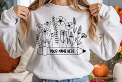 Floral Pencil Svg, Teacher Svg, Back To School Svg, School. Product Image 5