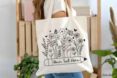 Teacher Svg, Pencil Flower Svg, Floral Pencil Split Monogram Product Image 6