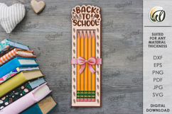 School Pencil Holder Bundle Laser Cut. Gift For School Kid Product Image 13