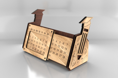 Desk Organizer with Perpetual Calendar, Pencil Holder Product Image 9