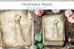 hand drawn sketch vintage paper Product Image 3