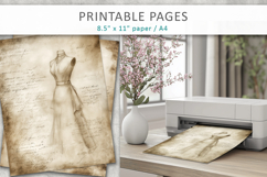 hand drawn sketch vintage paper Product Image 5