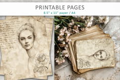 hand drawn sketch vintage paper, paper craft Product Image 1