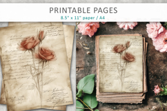 hand drawn sketch vintage paper, antique texture Product Image 3