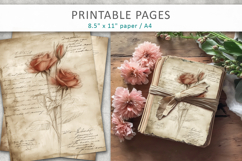 hand drawn sketch vintage paper, antique texture Product Image 4