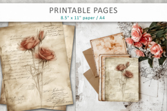 hand drawn sketch vintage paper, antique texture Product Image 7