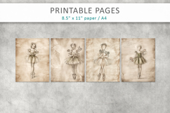 hand drawn sketch vintage paper, paper craft design Product Image 2