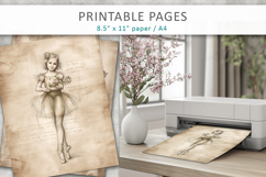 hand drawn sketch vintage paper, paper craft design Product Image 5