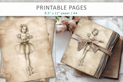 hand drawn sketch vintage paper, paper craft design Product Image 6