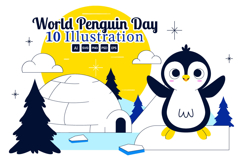 10 World Penguin Day Illustration Product Image 1