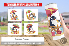 Tumbler Summer Penguin Product Image 1