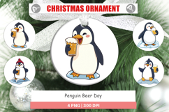 Ornament Penguin Beer Day Product Image 1