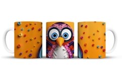 Penguin Mug Wrap Sublimation Designs, 3d Mug, Penguin Png