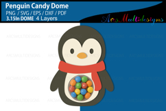 Penguin Candy Dome SVG Product Image 2