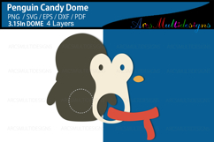 Penguin Candy Dome SVG Product Image 3