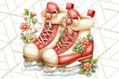 Christmas Penguin PNG Cute Kawaii Holiday Clipart Product Image 2