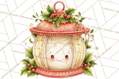 Christmas Penguin PNG Cute Kawaii Holiday Clipart Product Image 2