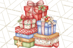 Christmas Penguin PNG Cute Kawaii Holiday Clipart Product Image 5