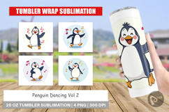 Tumbler Penguin Dancing Product Image 1