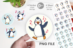 Dancing Penguin Sticker Product Image 1