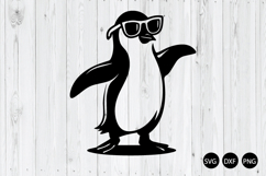 Cool Penguin Dancing SVG, Penguin SVG, Animal SVG Product Image 1
