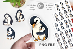 Penguin Family Love Sticker Product Image 1