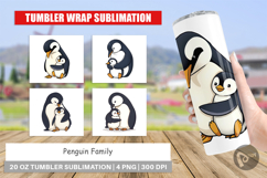Tumbler Penguin Family Product Image 1