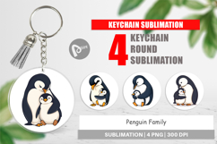 Keychain Penguin Family Product Image 1