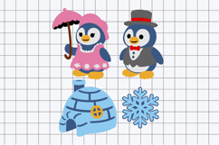Penguin Elements 3D SVG Product Image 2